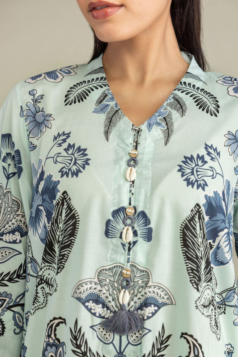 Printed | Cambric | Floral Cambric Kurta | USD 35.00