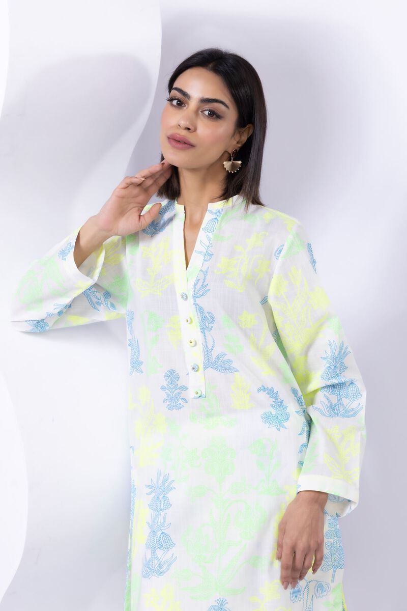 Printed | Crosshatch Poplin | Kurta | null