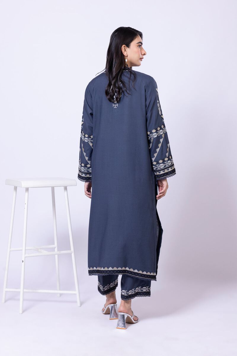 Embroidered | Dull Raw Silk | Kurta | USD 17.50