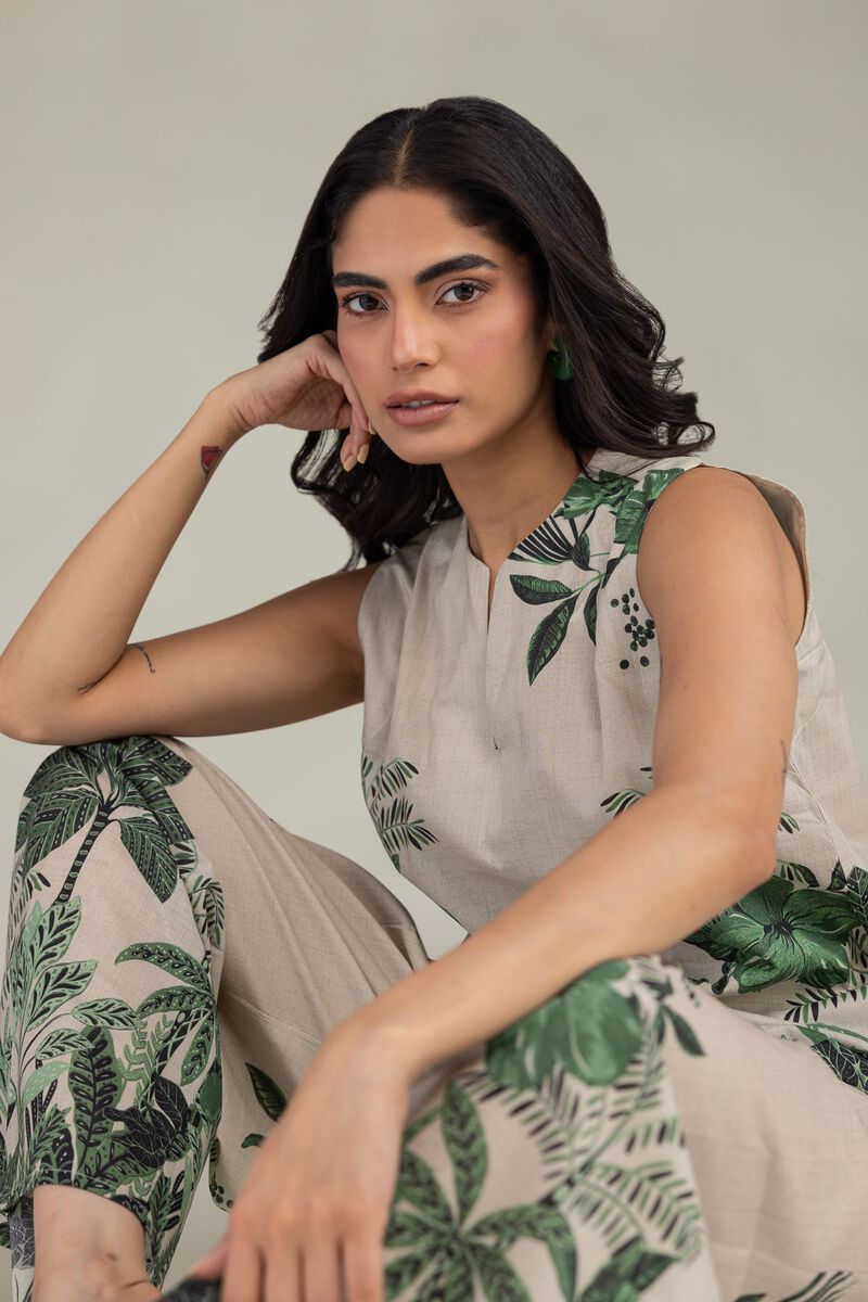 Printed | Cambric | Floral Cambric Tunic | USD 35.00