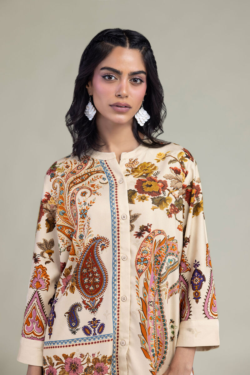 Embroidered | Viscose Crepe | Shirt | USD 40.00