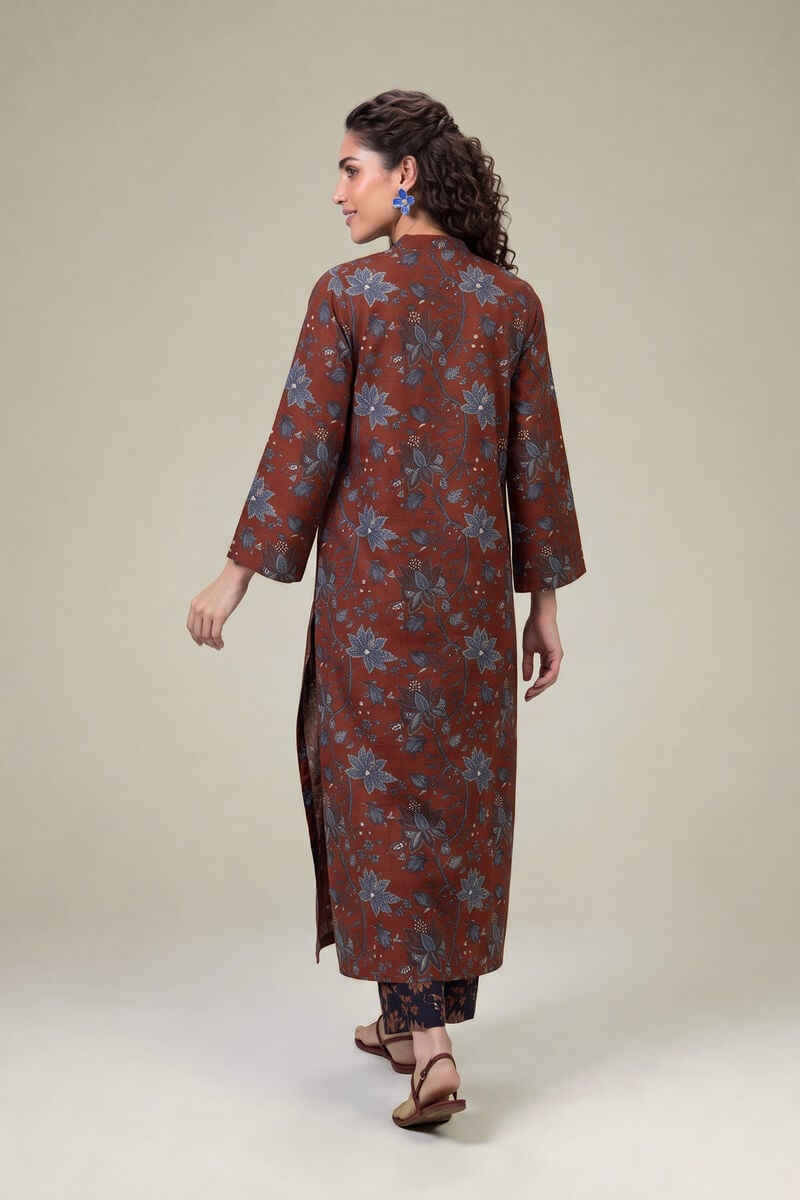 Printed | Light Khaddar | Long Khaddar Kurta | USD 35.00