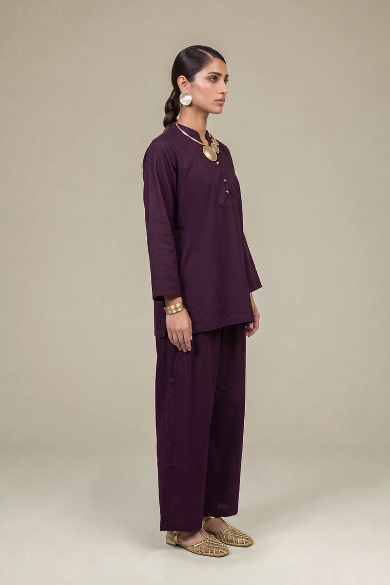 Dyed | Cotton Dobby | Tailored 2-Piece Set | USD 45.00