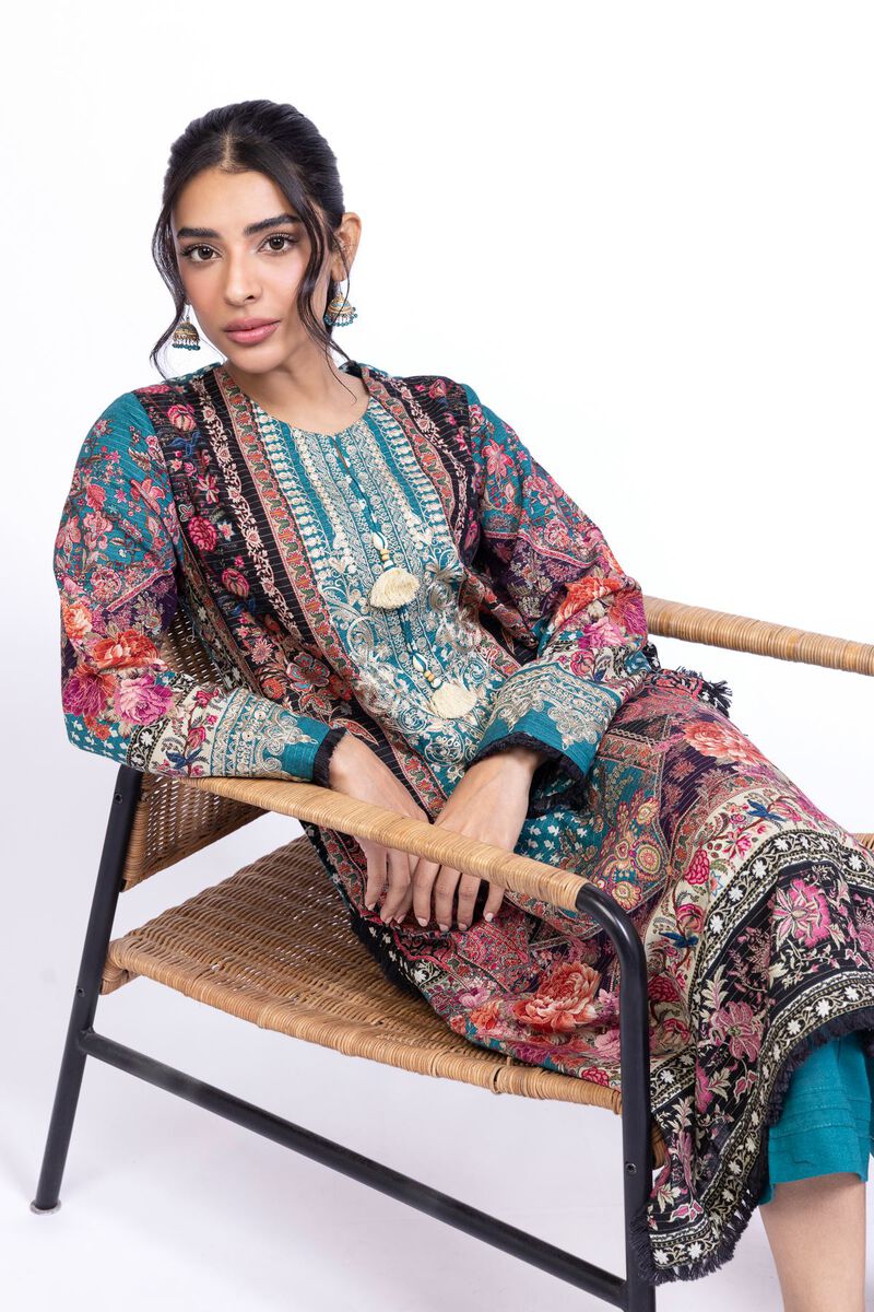 Embroidered | Textured Cotton | Kurta | USD 17.50