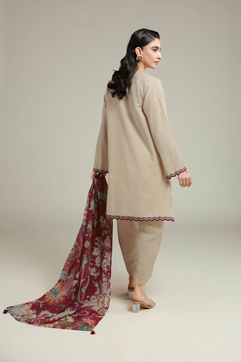 Embroidered | Cambric | Tailored 3 Piece | USD 75.00