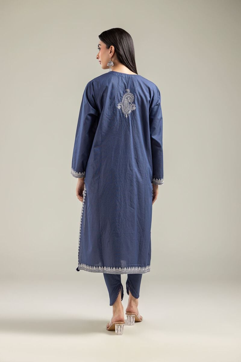 Embroidered | Mesuri | Messuri Round-Neck Kurta | USD 40.00
