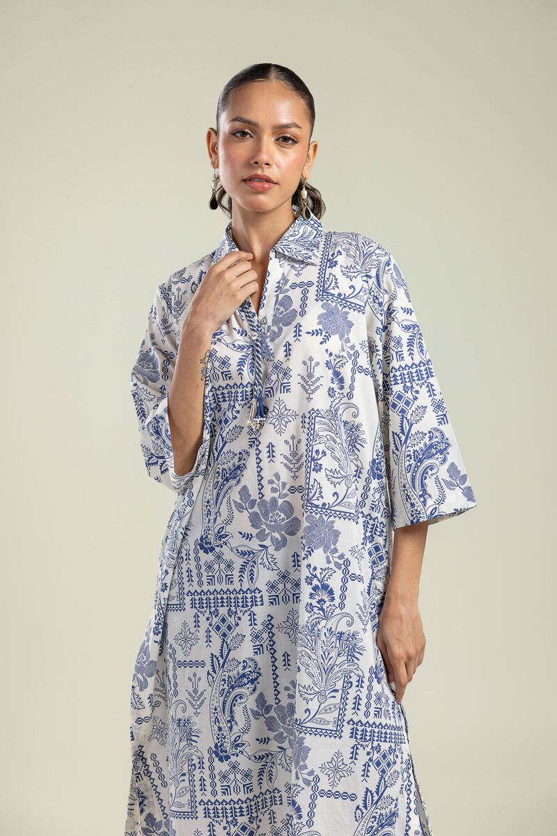 Printed | Cambric | Floral Cambric Kurta | USD 30.00