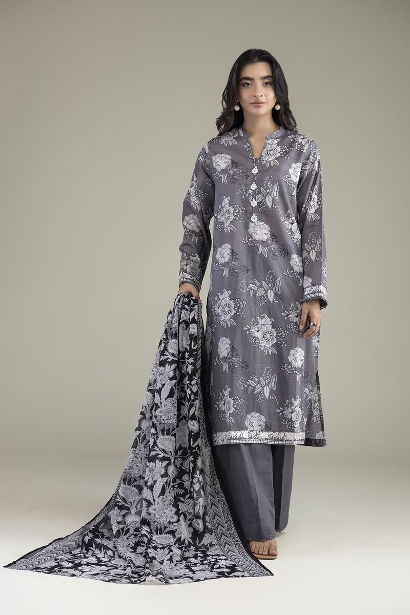 Embroidered | Cambric | Cambric 3-Piece Tailored | USD 70.00