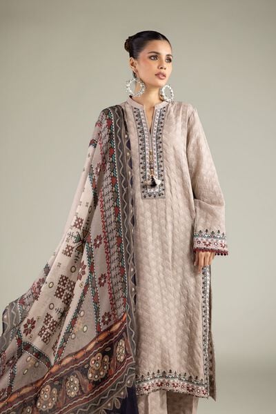 Embroidered | Broshia | Tailored 3 Piece | USD 80.00