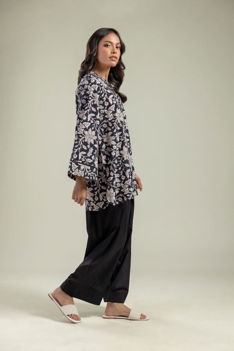 Printed | Cambric | Black Farshi Shalwar | USD 30.00
