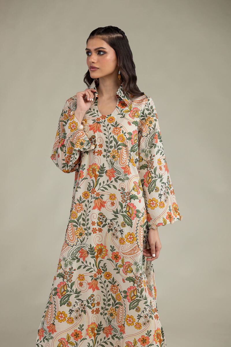 Printed | Cambric | Floral Cambric Kurta | USD 25.00