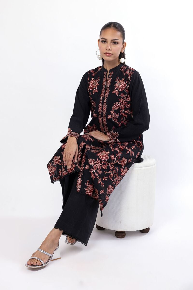 Embroidered | Crosshatch | Tailored 2 Piece | Top and Bottom | USD 45.00