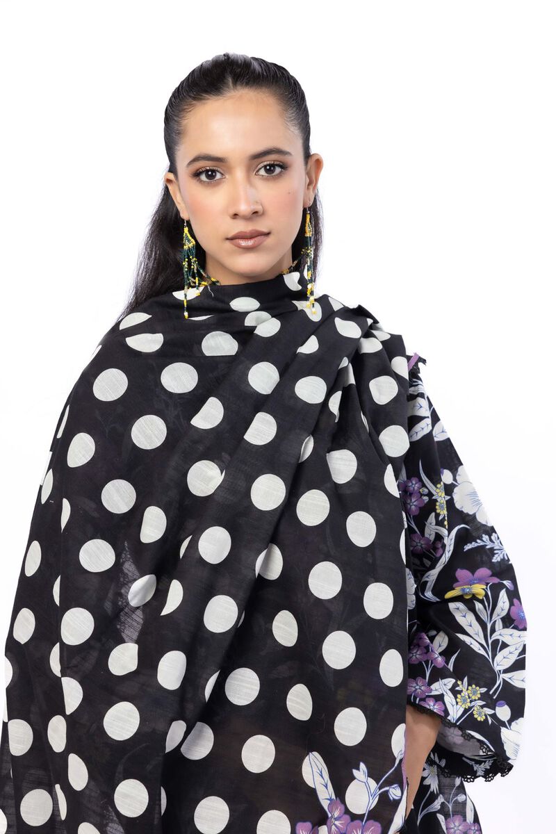 Printed | Textured Cotton | Tailored 3 Piece | USD 45.00