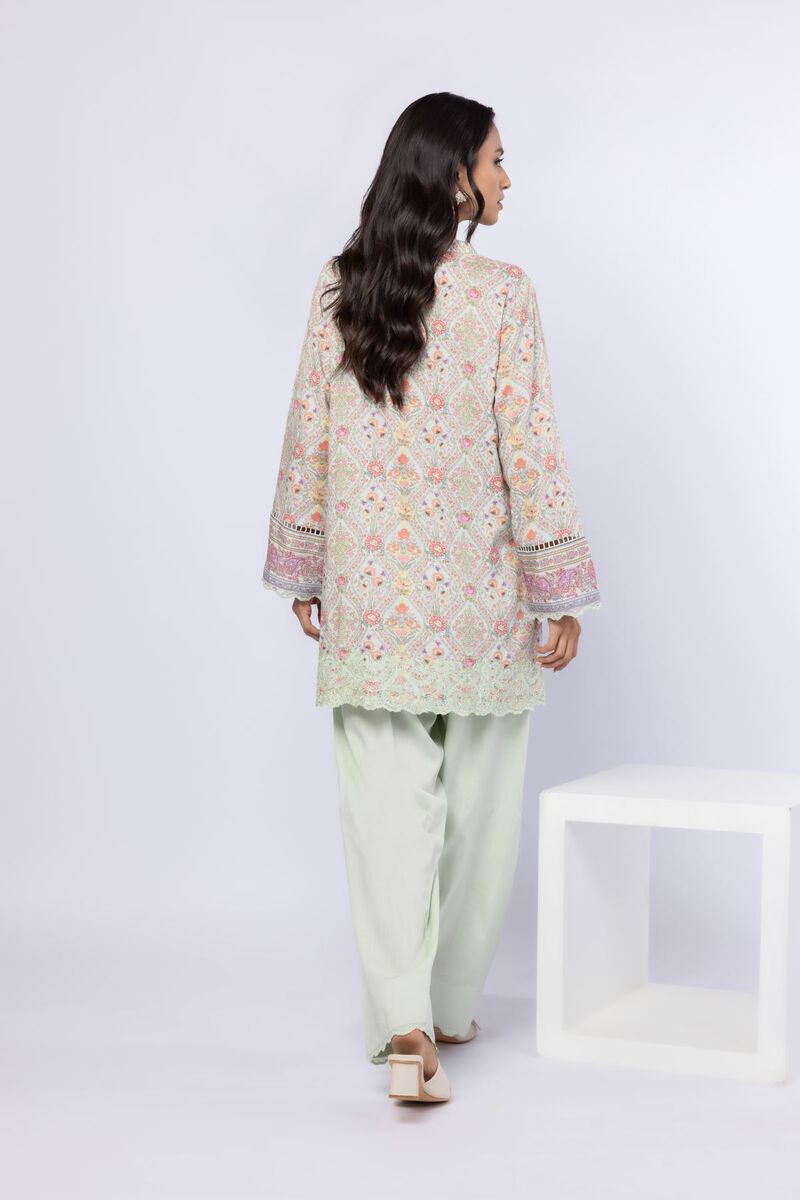 Embroidered | Crosshatch Raw Silk | Kurta | USD 35.00