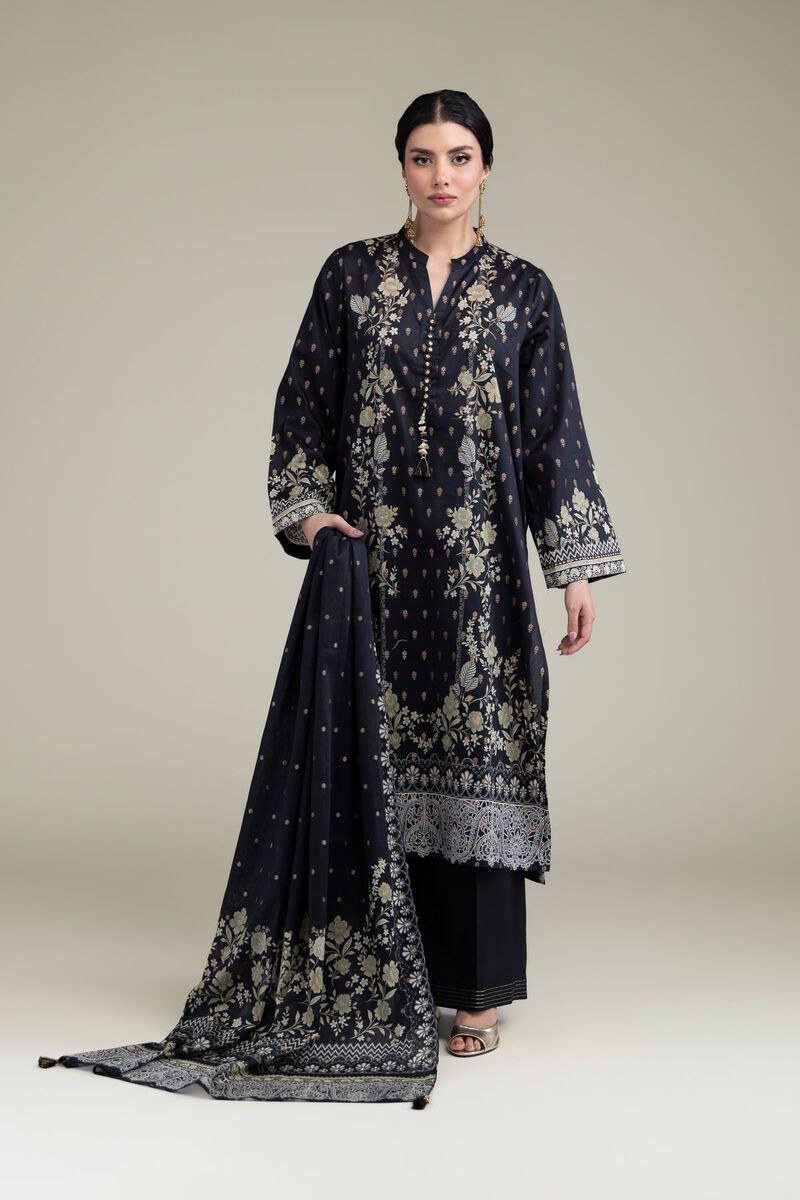 Printed | Jacquard | Tailored 3 Piece | USD 70.00