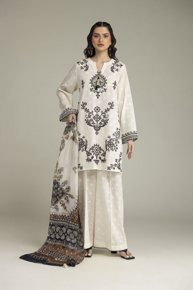 Embroidered | Broshia | Tailored 3 Piece | USD 80.00