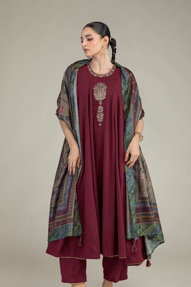 Printed | Polyester Silk | Silk Floral Dupatta | USD 30.00