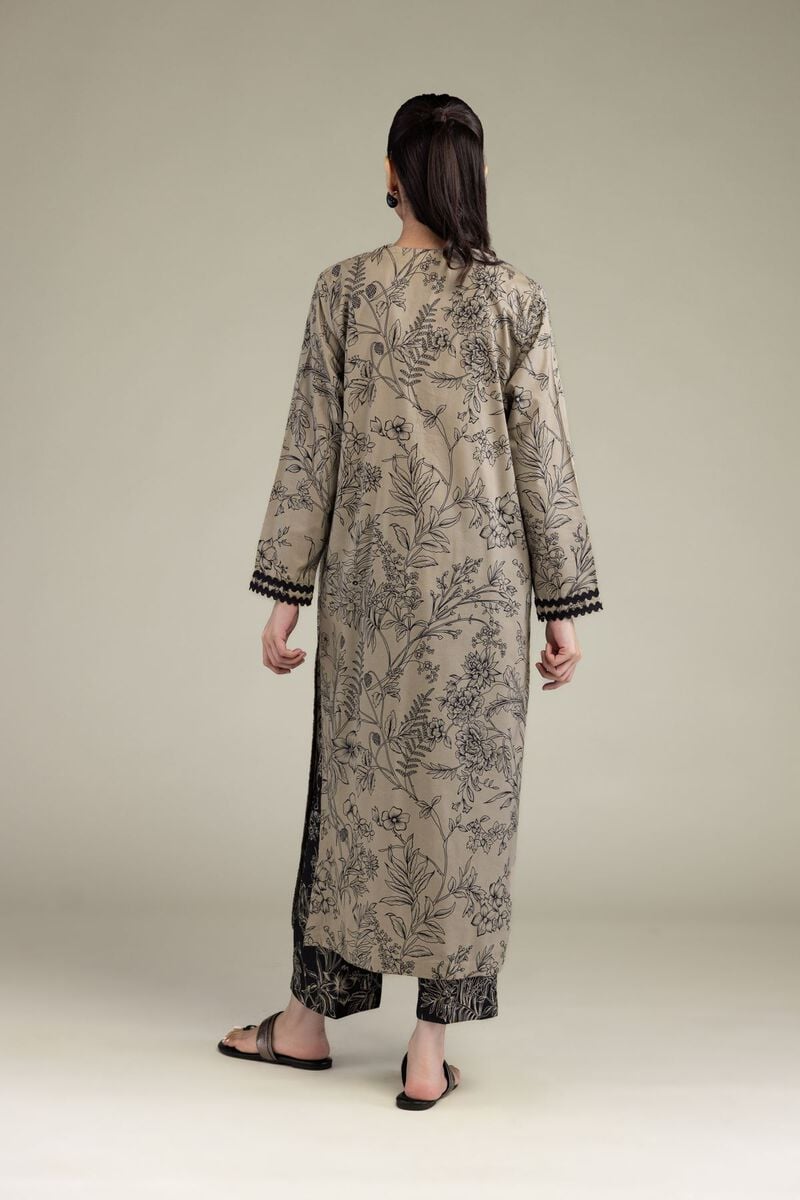 Printed | Cotton Viscose | Long Cotton Kurta | USD 35.00