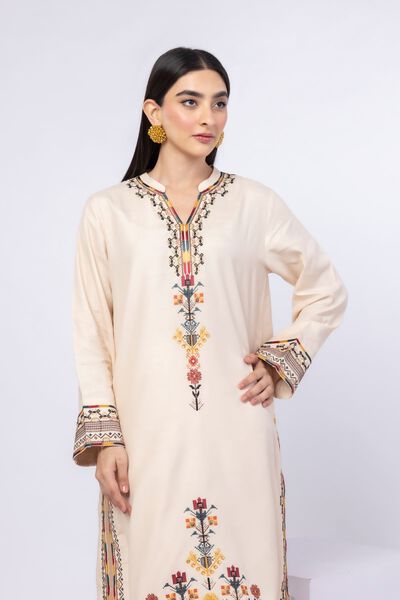 Embroidered | Russian Raw Silk | Kurta | USD 50.00