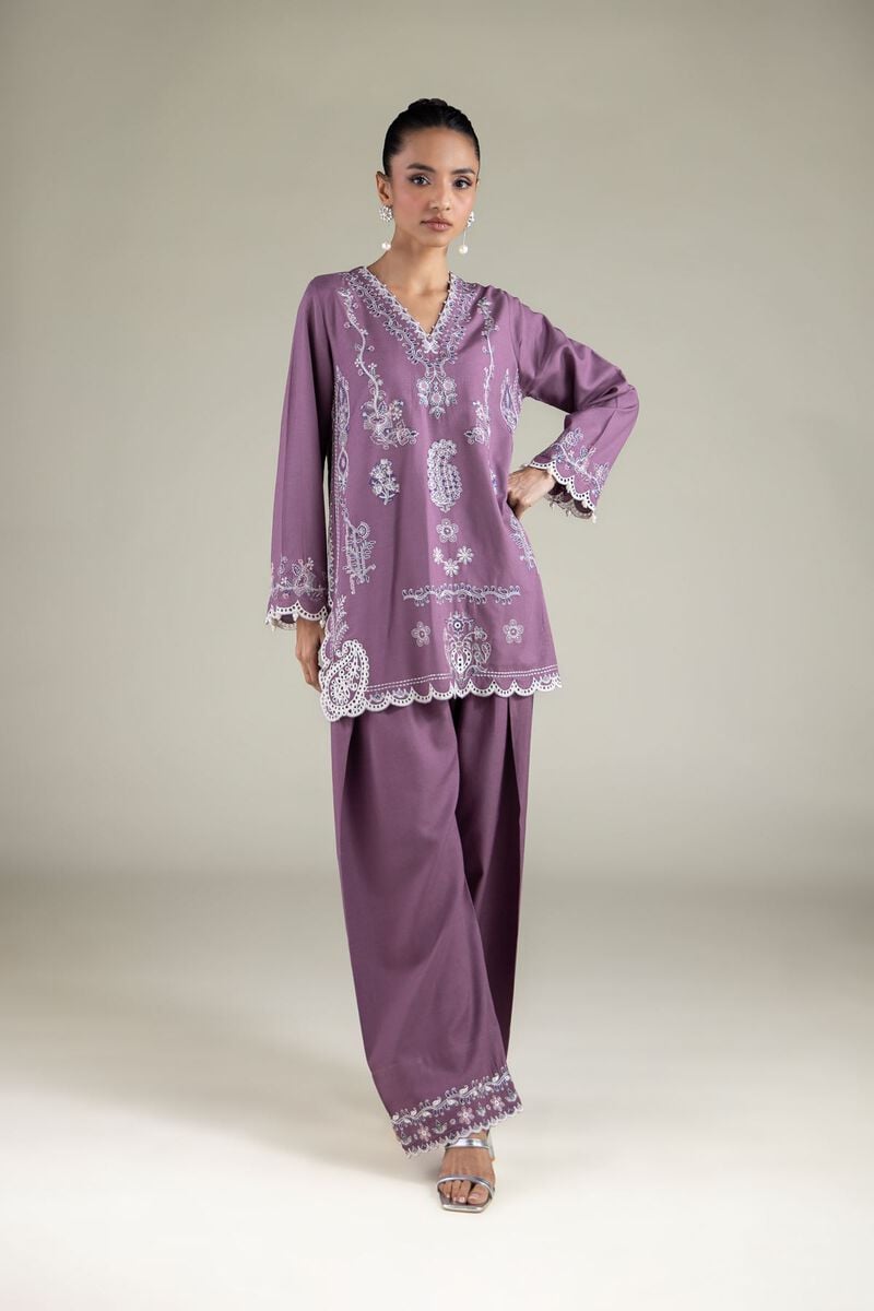 Embroidered | Raw Silk | Kurta | USD 65.00