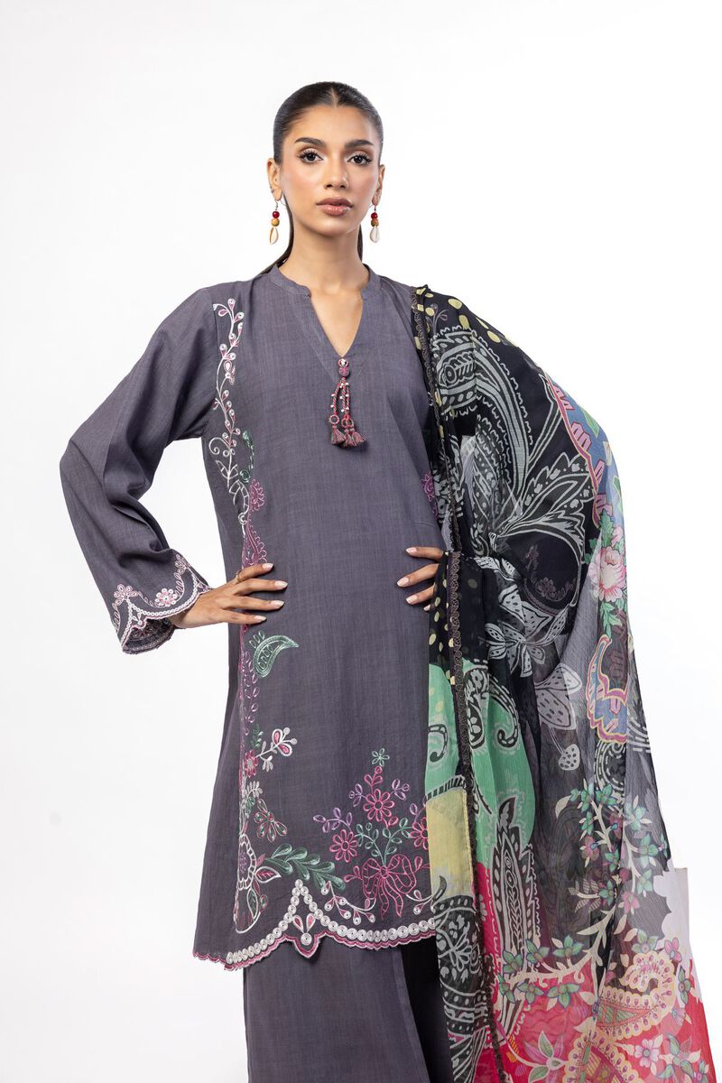 Embroidered | Crosshatch | Tailored 3 Piece | USD 32.50