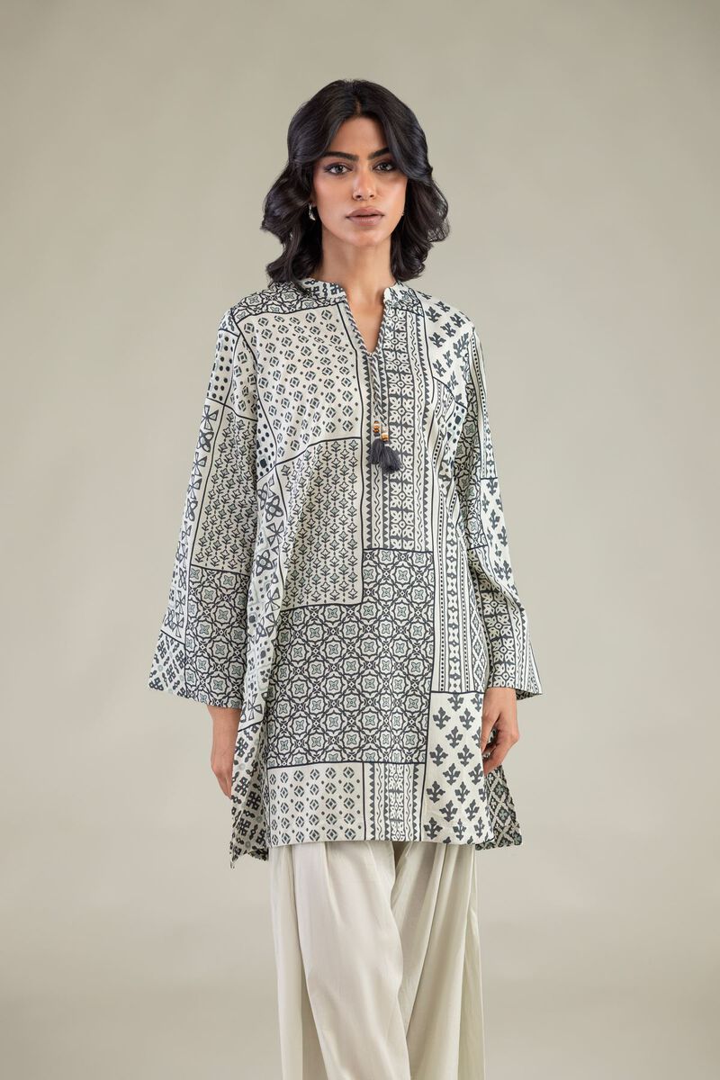Printed | Cambric | Short V-Neck Kurta | USD 35.00