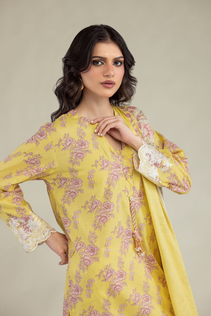Embroidered | Lawn | Lawn Floral Dupatta | USD 30.00