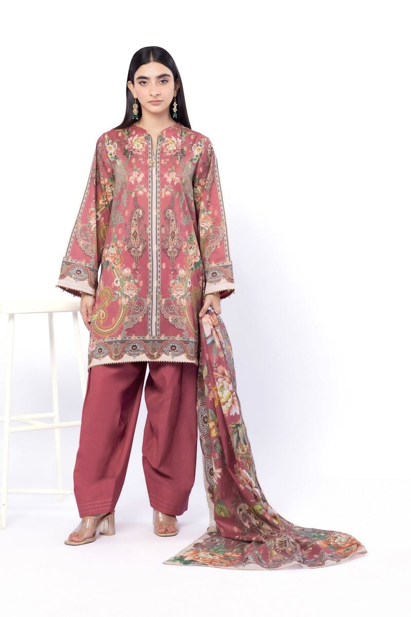 Printed | Jacquard | Tailored 3 Piece | USD 70.00