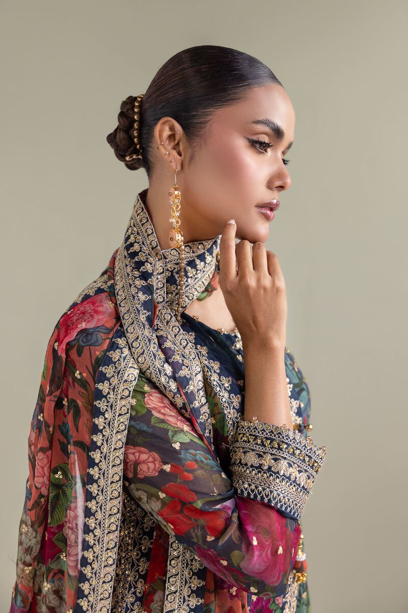 Embroidered | Chiffon | 3-piece Co-ord Set | USD 180.00