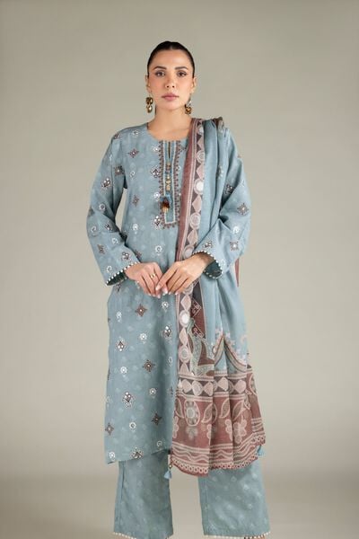 Embroidered | Broshia | Tailored 3 Piece | USD 80.00