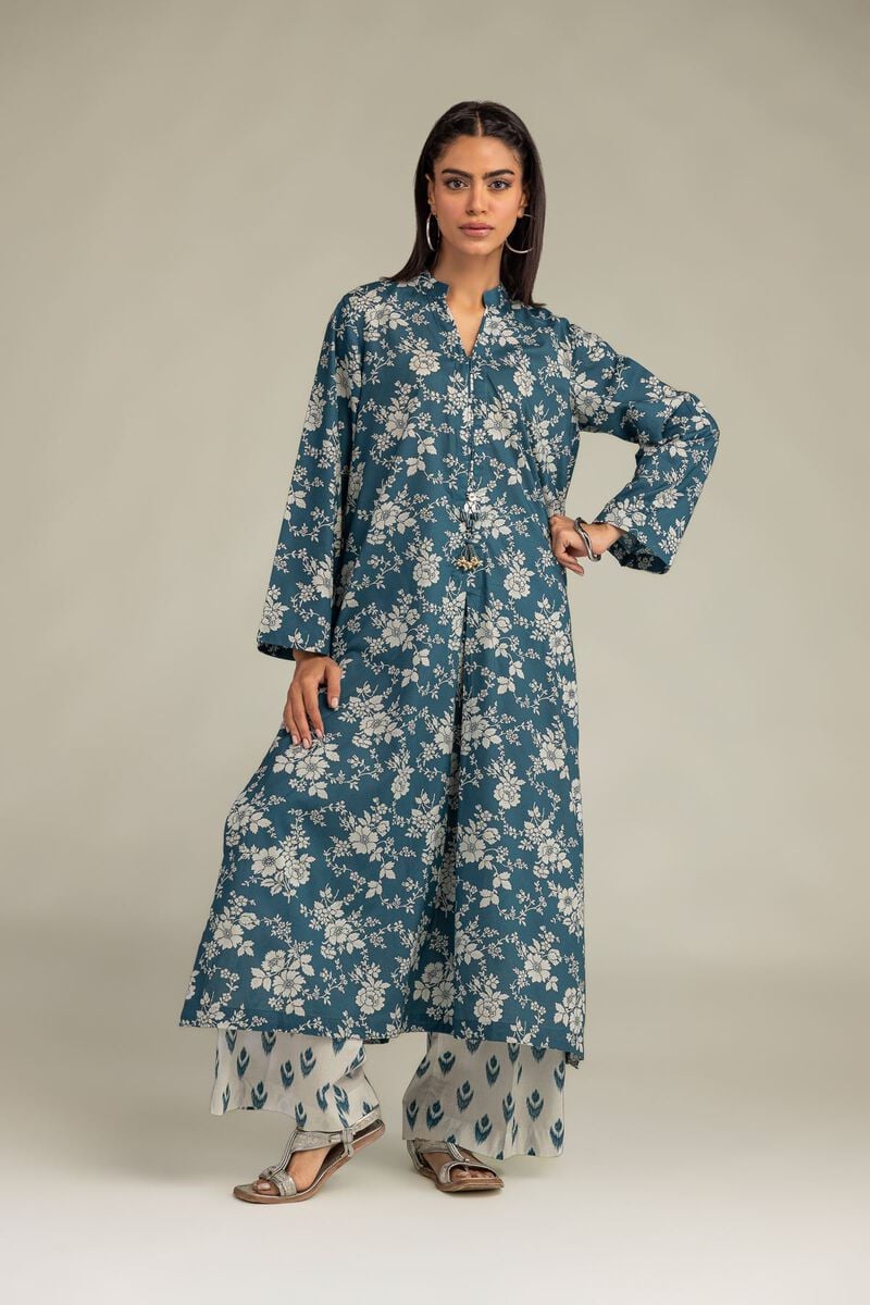 Printed | Cambric | Cambric Longline Kurta | USD 35.00
