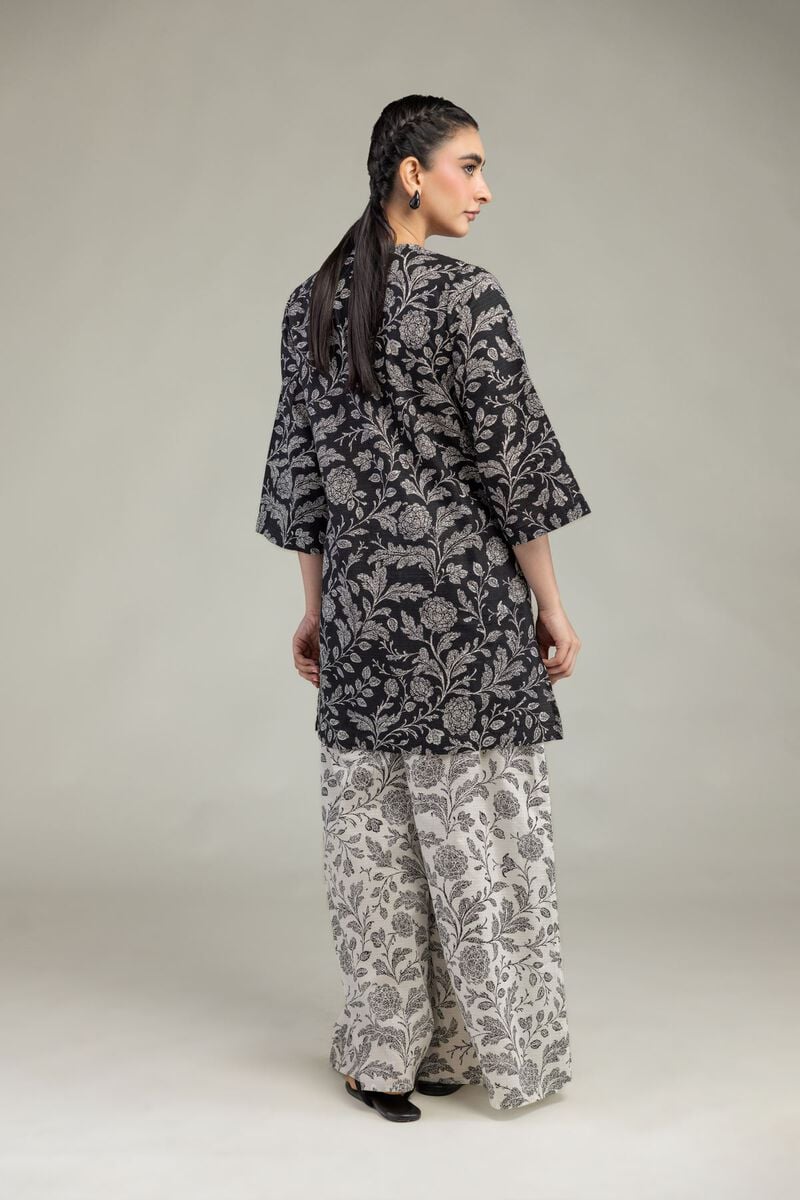 Printed | Cotton Dobby | Round-Neck Floral Kurta  | USD 30.00