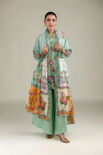 Printed | Lawn | Lawn Floral Dupatta | USD 30.00