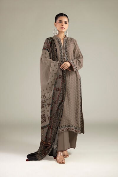 Embroidered | Broshia | Tailored 3-Piece Set | USD 80.00