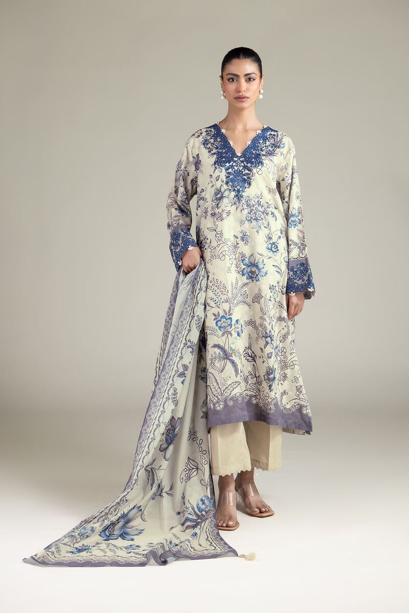Embroidered | Broshia | Tailored 3-Piece Set | USD 75.00
