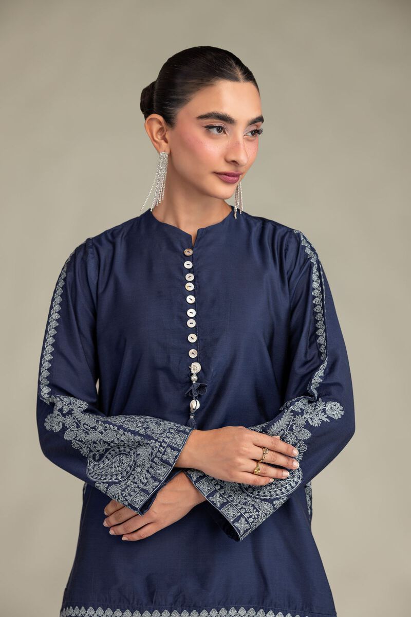 Printed | Raw Silk | Silk Floral Kurta | USD 45.00