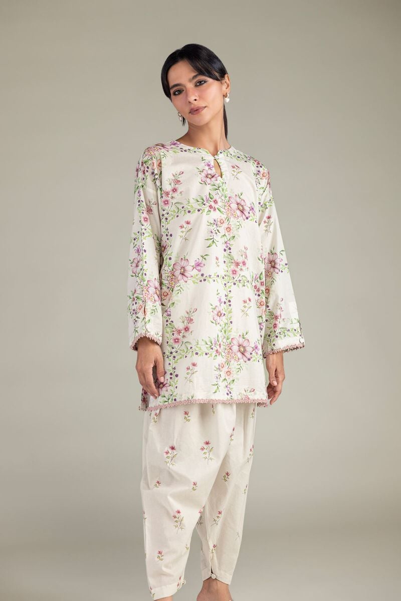 Printed | Cambric | Floral Short Kurta | USD 35.00