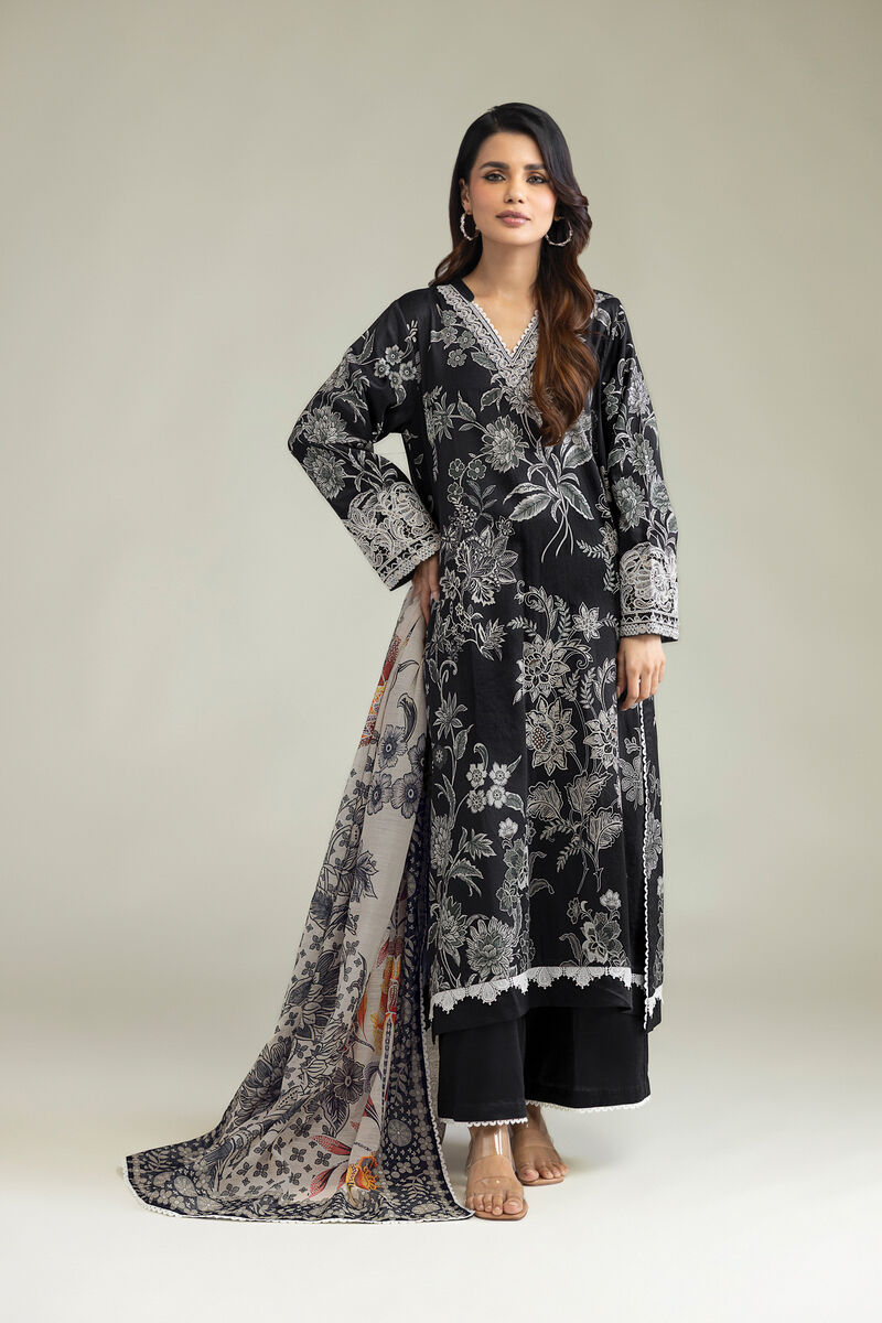 Embroidered | Lawn | Lawn 3-Piece Tailored | USD 80.00