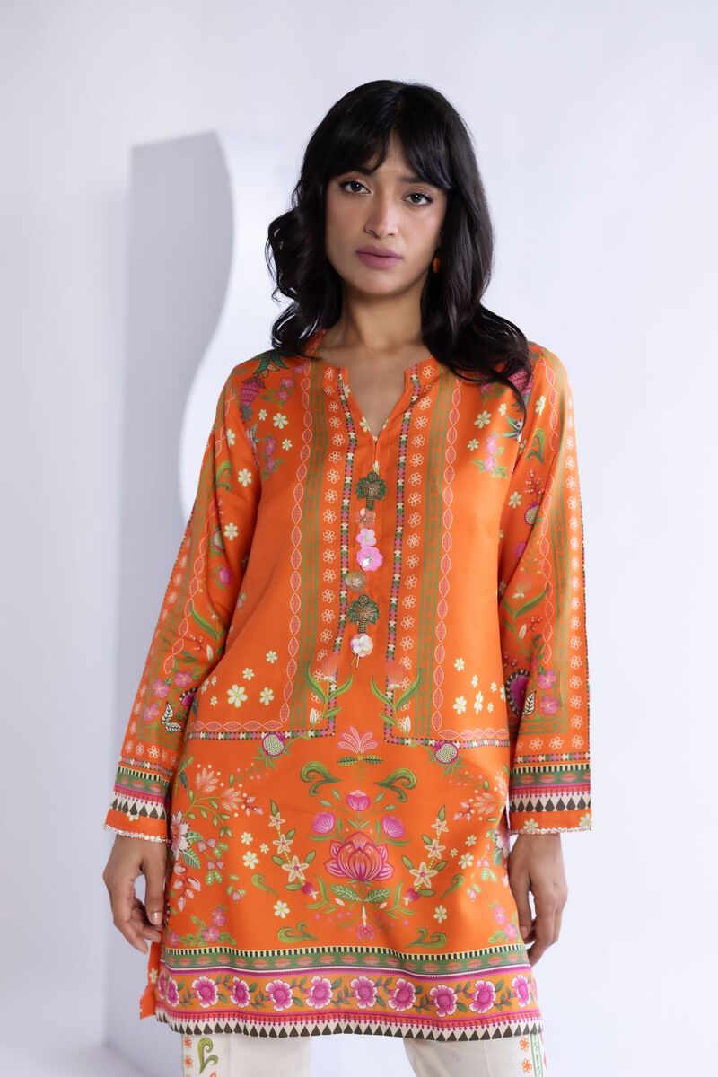 Printed | Thai Silk | Kurta | USD 45.00
