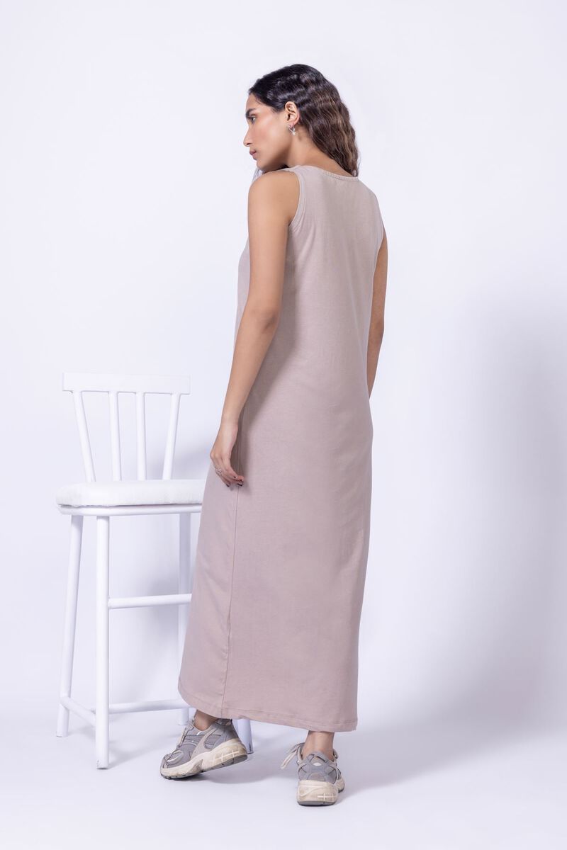 Dyed | Lycra Jersey | Maxi Dress | USD 7.50