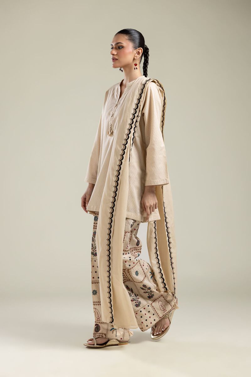 Embroidered | Lawn | Beige Lawn Dupatta | USD 30.00