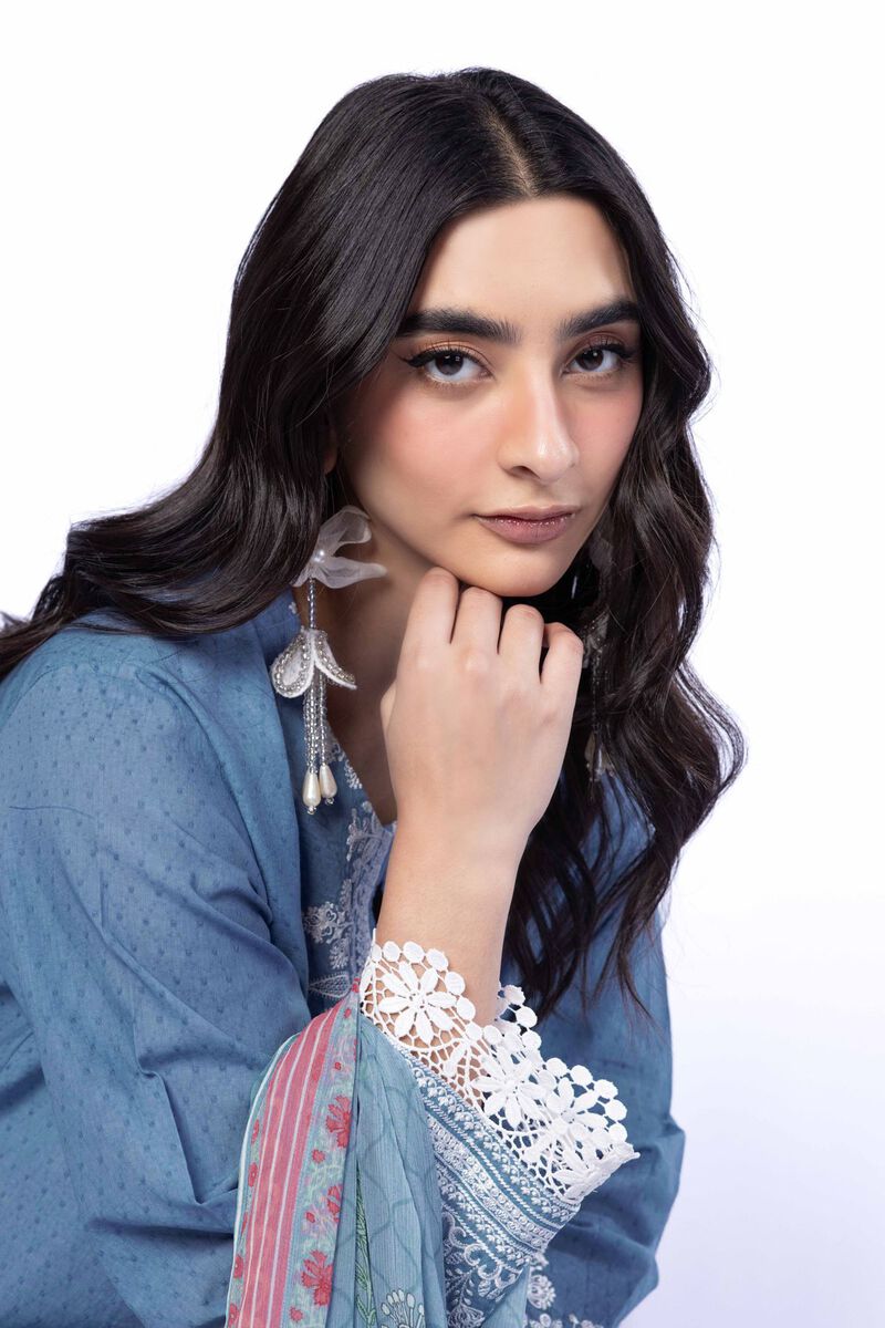 Embroidered | Cotton Dobby | Tailored 3 Piece | USD 75.00