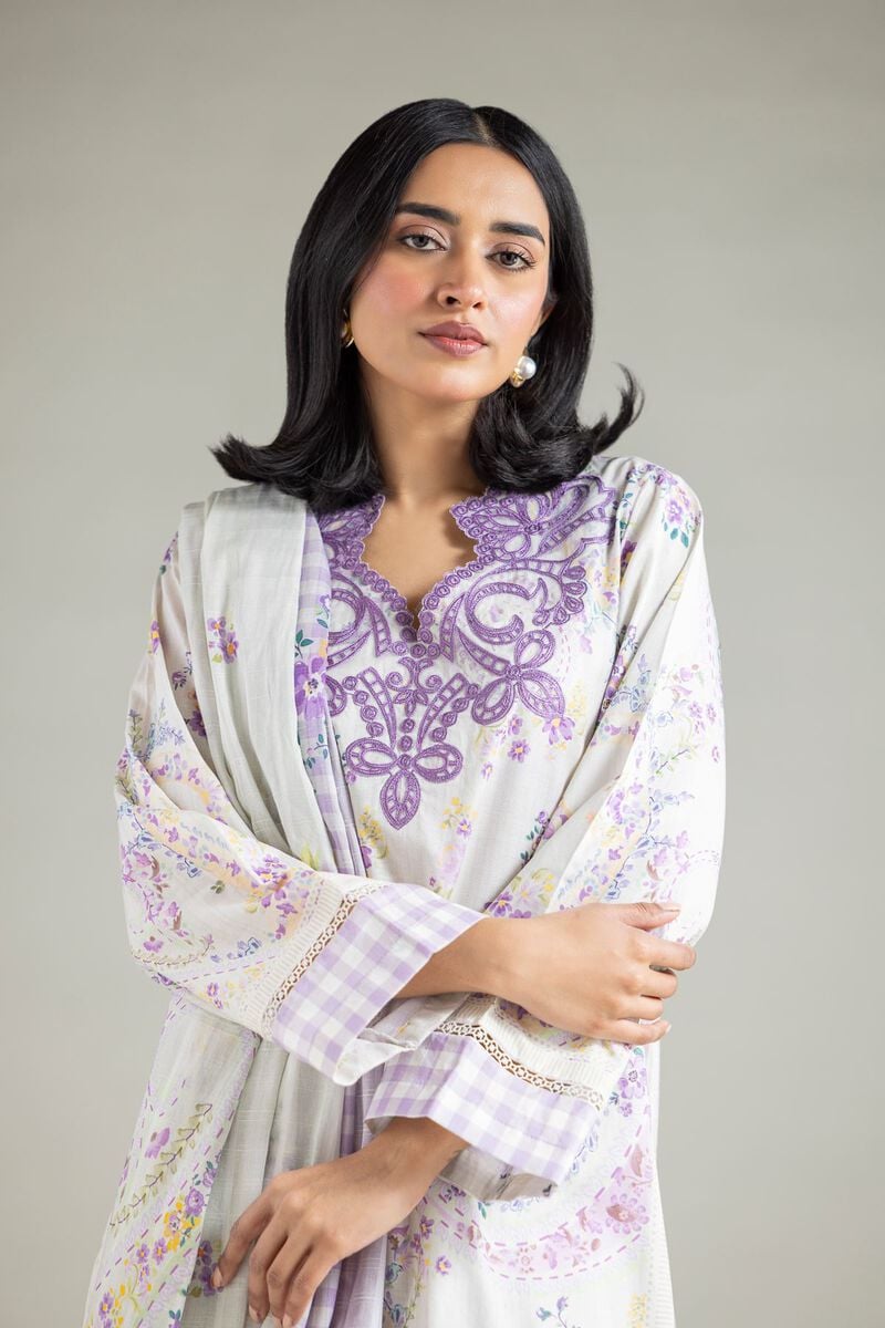 Embroidered | Textured Lawn | Tailored Lawn Set | USD 65.00