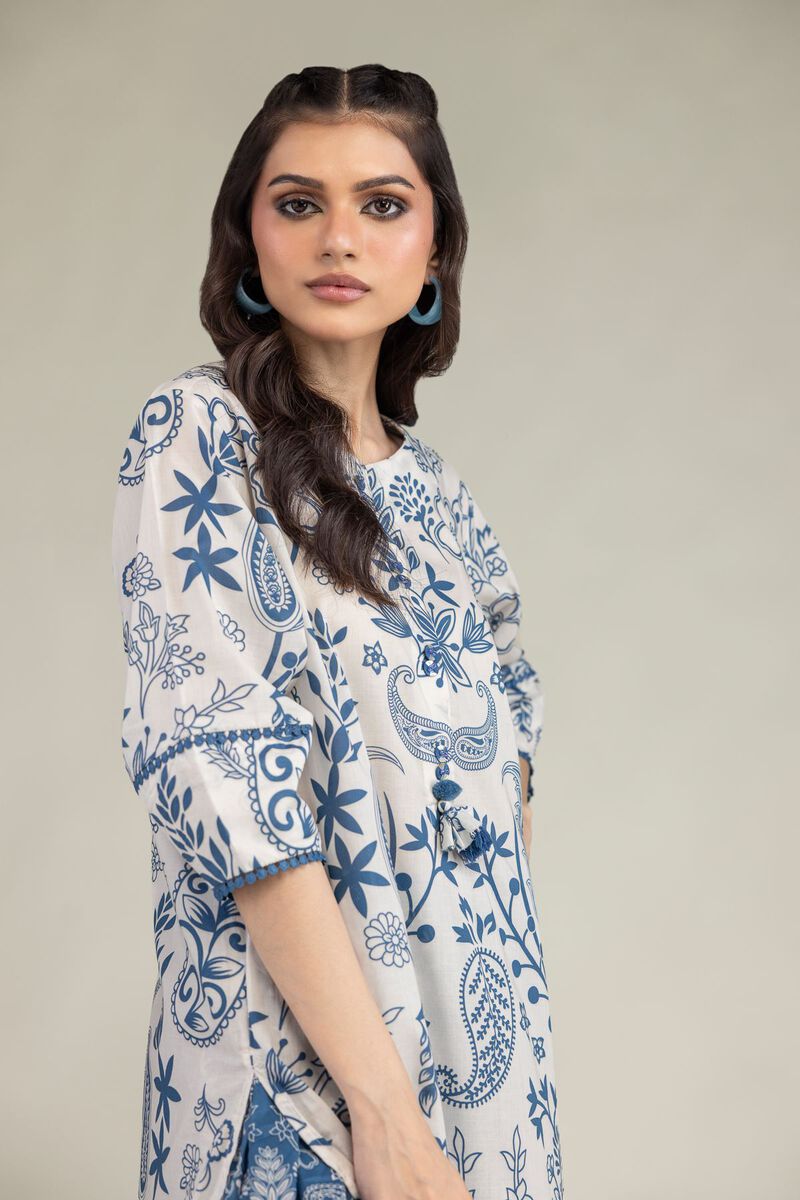 Printed | Cambric | Floral Cambric Kurta | USD 25.00