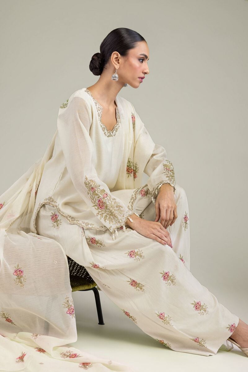 Embroidered | Paper Silk | Dupatta | USD 40.00