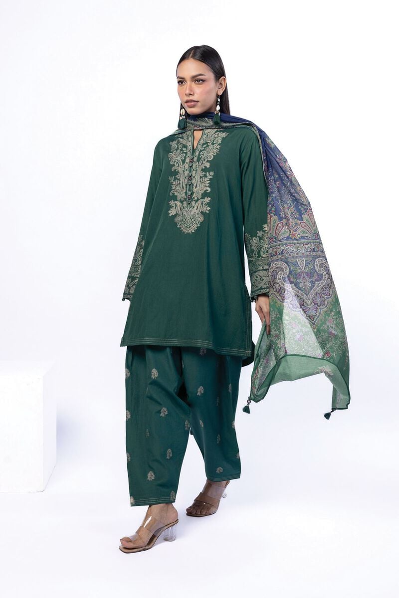 Dyed | Jacquard | Tailored 3 Piece | USD 70.00