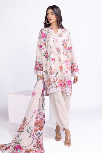 Embroidered | Lawn | Fabrics 3 Piece | USD 20.00