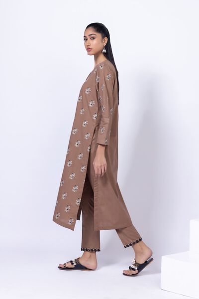 Embroidered | Crosshatch Poplin | Pants | USD 6.00