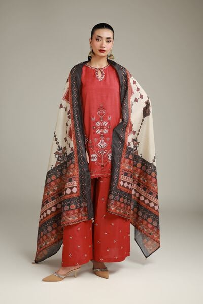 Embroidered | Raw Silk | Raw Silk Pants | USD 40.00