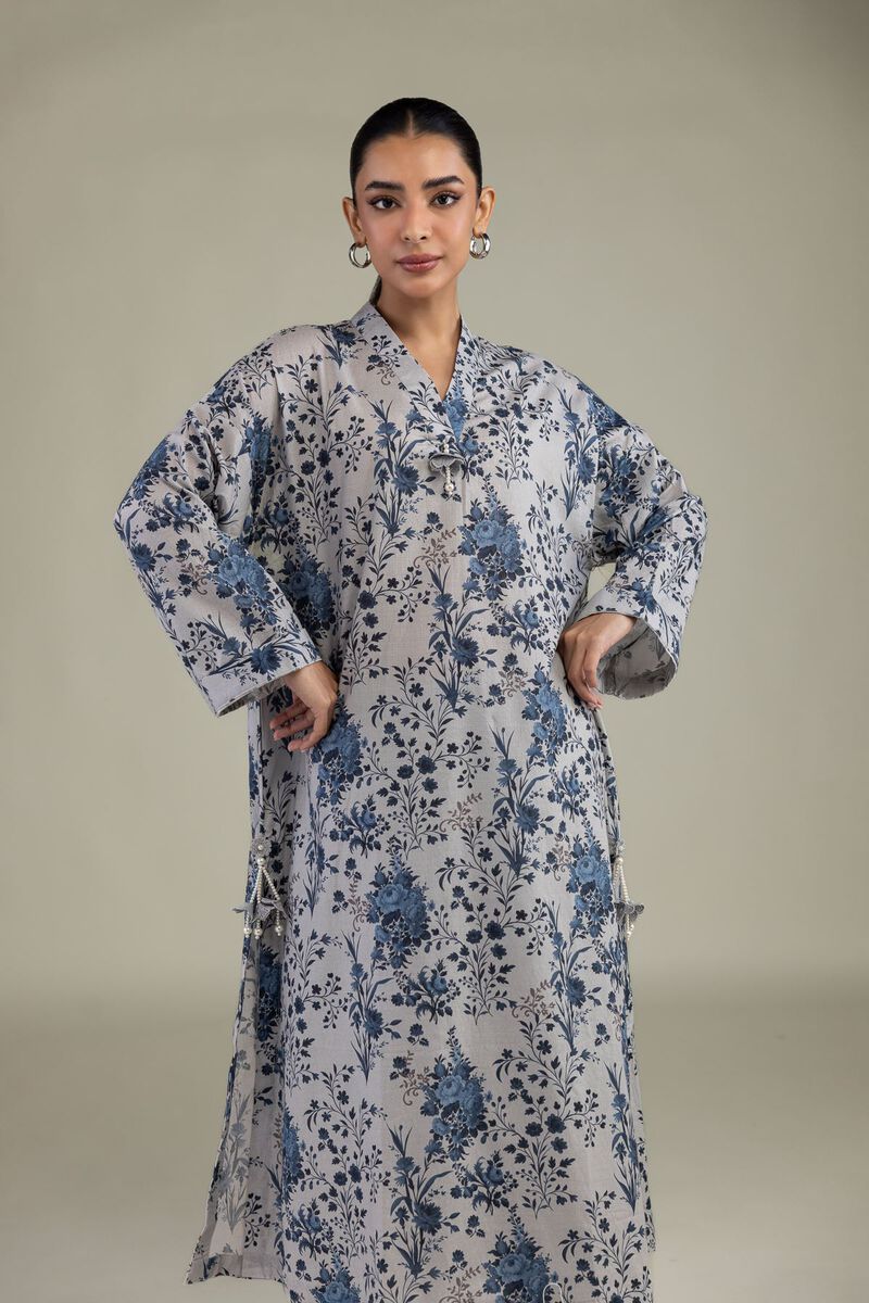 Printed | Cotton Dobby | Floral Longline Kurta | USD 30.00